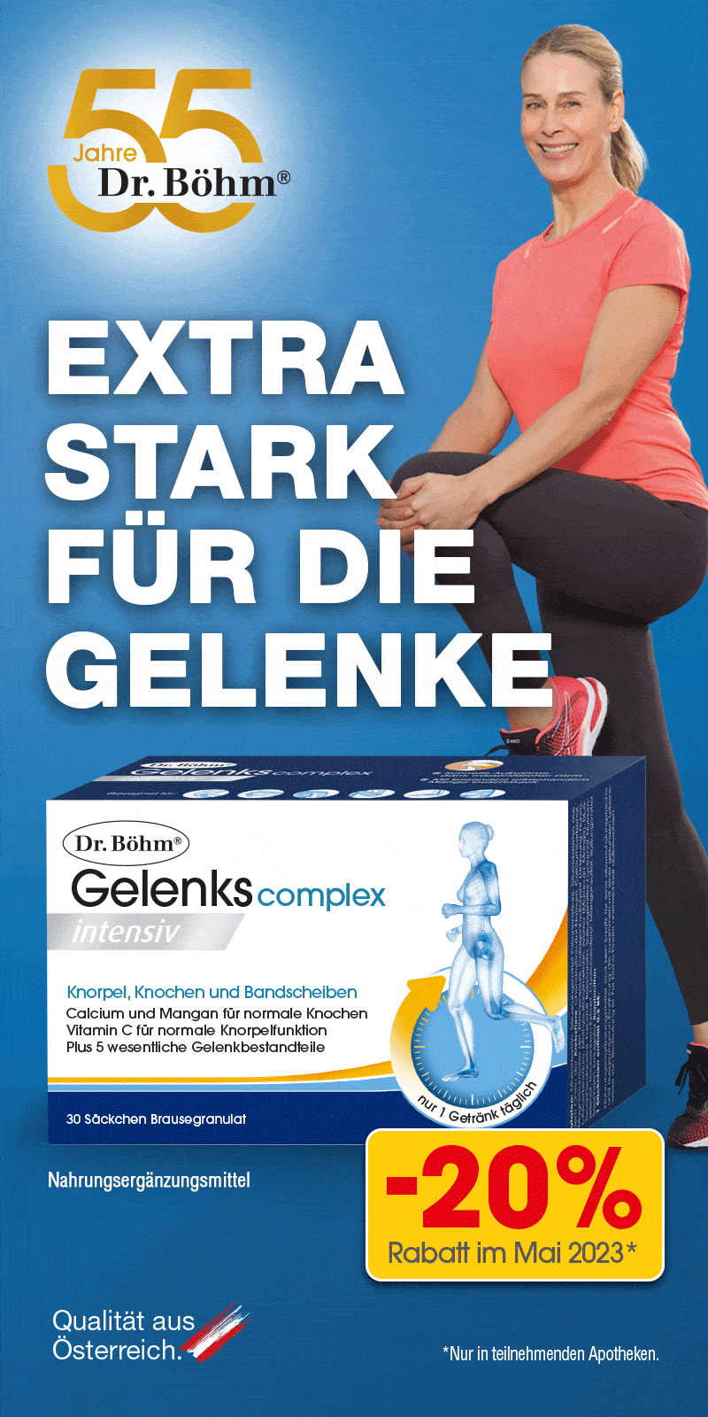 Extra stark für die Gelenke - Dr. Böhm Gelenks complex